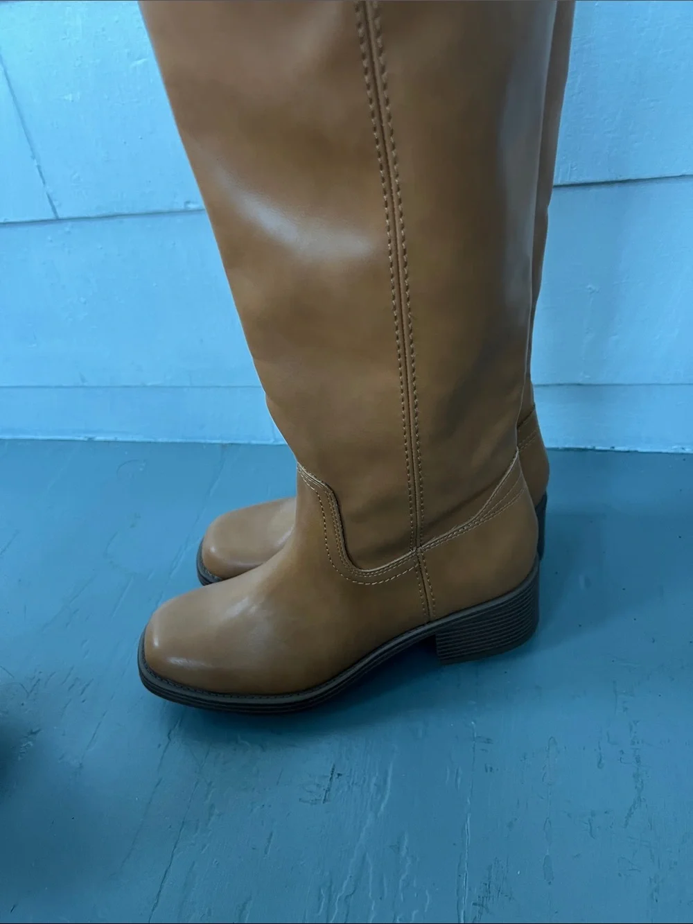 Indigo rd n he Classic Tall Leather Riding Boots - Tan